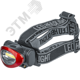 Фонарь светодиодный NPT-H22-3AAA налобный 3режима 1COB LED 5Вт блистер