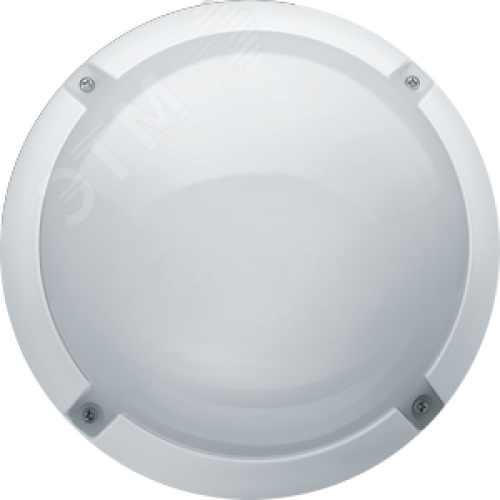 Светильник светодиодный ДБП-13w 4000K 1235 Лм круглый пластиковый IP65 белый