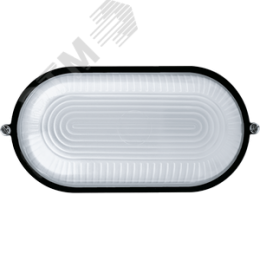 Светильник НПП-60w термостойкий овальный без решетки IP54 черный