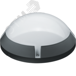 Светильник светодиодный ДБП-13w 4000K 1150 Лм круглый пластиковый IP65 черный