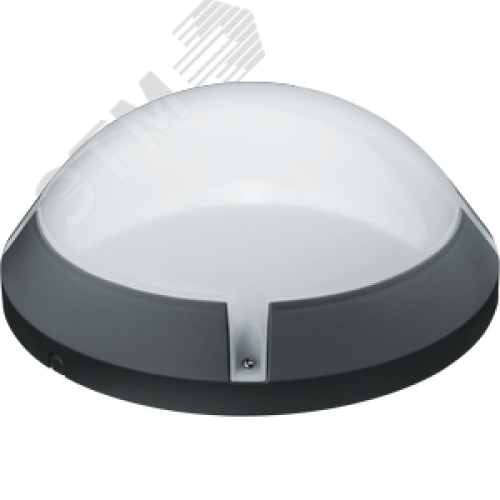 Светильник светодиодный ДБП-13w 4000K 1150 Лм круглый пластиковый IP65 черный