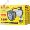 Фонарь светодиодный NPT-SP38-ACCU прожектор/кемпинг 1 LED, 10 Вт + 34 SMD,6 Вт
