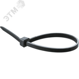 Хомут 300х3.6мм черный нейлон (100шт)