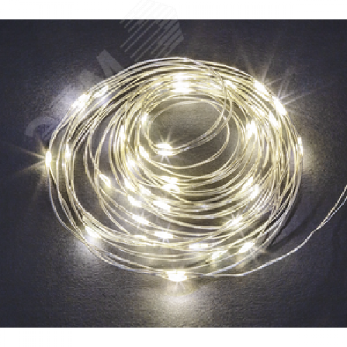 Гирлянда светодиодная новогодняя NGF-D049-05 микророса WW