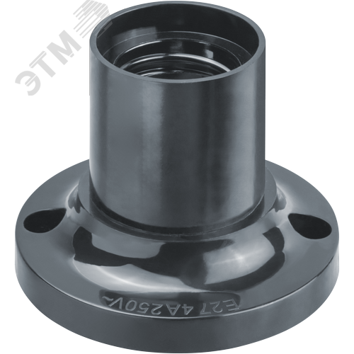 Патрон потолочный Е27 карболитовый черный