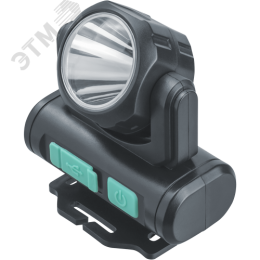 Фонарь светодиодный NPT-H38-ACCU 1COB, 3.2Вт + 1 LED, 3Вт налобный аккумуляторный