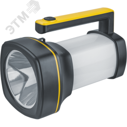 Фонарь светодиодный NPT-SP38-ACCU прожектор/кемпинг 1 LED, 10 Вт + 34 SMD,6 Вт