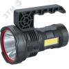 Фонарь светодиодный NPT-SP39-ACCU прожектор/кемпинг 1 LED, 3Вт + 1 COB, 5Вт