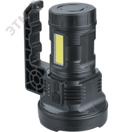 Фонарь светодиодный NPT-SP39-ACCU прожектор/кемпинг 1 LED, 3Вт + 1 COB, 5Вт