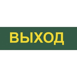 Светильник аварийный светодиодный LEDх30 6ч постоянный с наклейкой ВЫХОД IP20