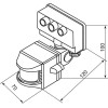 Датчик движения ИК настенный 1200w 120 градусов 10м IP44 белый