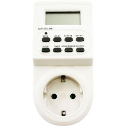 Розетка с таймером (недельная) электронная IP20 16А 3500W