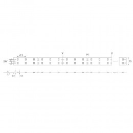 Лента светодиодная 4.8Вт/м 12В 3000К IP20 60LED/м LS603