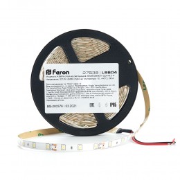 Лента светодиодная 4.8Вт/м 12В 6500К IP65 60LED/м LS604