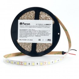 Лента светодиодная 14.4Вт/м 12В 6500К IP65 60LED/м LS607