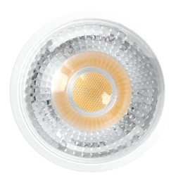 Лампа светодиодная LED 7вт 230в GU10 теплый с линзой 38 град .PRO