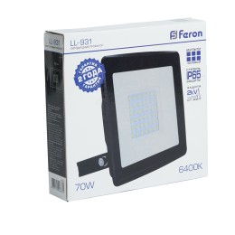 Прожектор светодиодный ДО-70w 6400К 7000 Лм IP65 черный