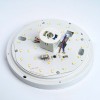 Светильник светодиодный ДБП-12w с датчиком 4000К 960Лм IP65 круглый белый ЖКХ