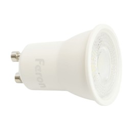 Лампа светодиодная LED 5вт 230в GU10 белый с линзой 38 град