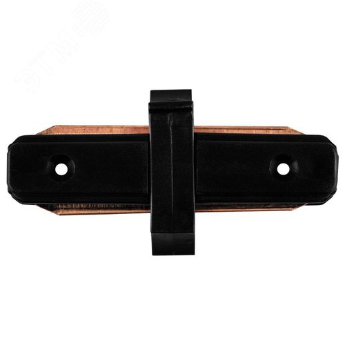 Коннектор прямой черный для шинопровода