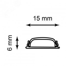 Профиль накладной гибкий алюминиевый 2 м серебро матовый экран 2 заглушки 4 крепежа для светодиодных лент