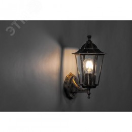 Светильник НБУ-60w вверх Е27 IP44 черное золото