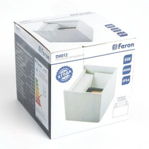 Светильник светодиодный уличный ДБУ-2х3w вверх/вниз 4000K IP54 белый