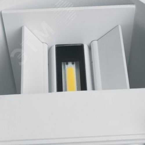 Светильник светодиодный уличный ДБУ-2х3w вверх/вниз 4000К IP54 белый