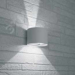 Светильник светодиодный уличный ДБУ-2х3w вверх/вниз 4000К IP54 белый