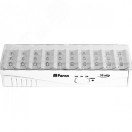 Светильник аварийный светодиодный LEDх30 6ч непостоянный IP20