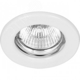 Светильник ИВО-50w 12в G5.3 белый