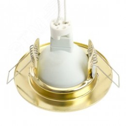 Светильник ИВО-50w 12в G5.3 золото