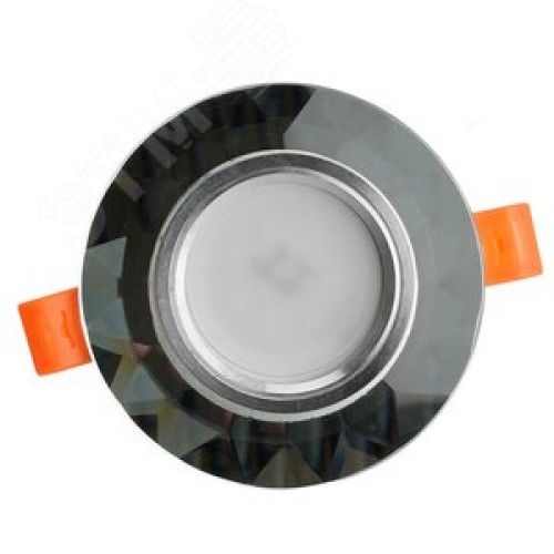 Светильник ИВО-50w 12в G5.3 серебро/серебро