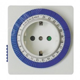 Розетка с таймером (суточная) механическая IP20 16А 3500W
