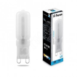 Лампа светодиодная LED 7вт 230в G9 дневной капсульная