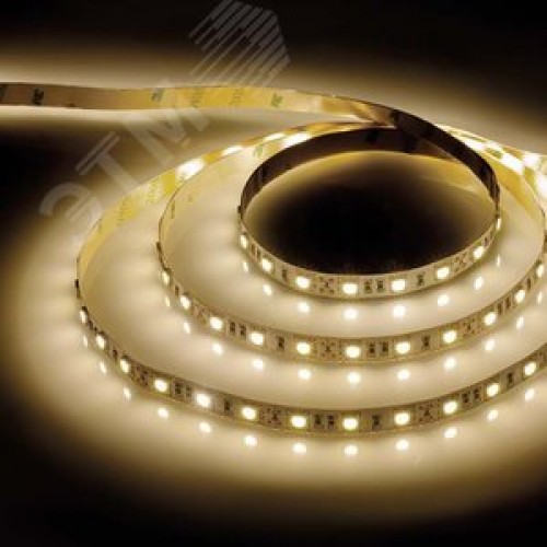 Лента светодиодная 14.4Вт/м 12В 3000К IP20 60LED/м LS606