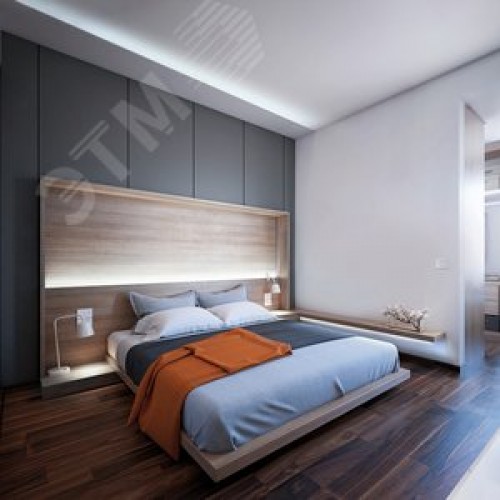 Лента светодиодная 9.6Вт/м 12В 6500К IP20 120LED/м LS612