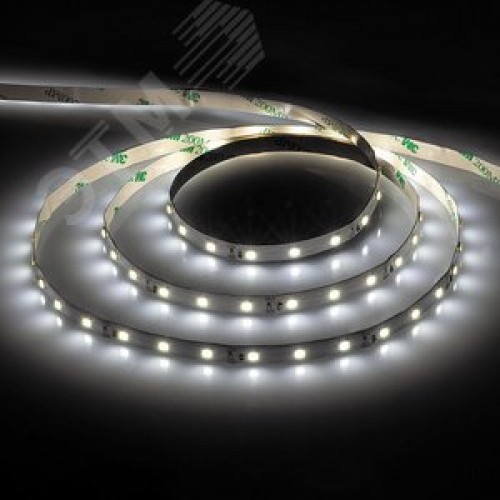 Лента светодиодная 4.8Вт/м 12В 6500К IP20 60LED/м LS603