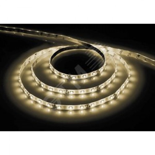Лента светодиодная LEDх60/м 1м 4.8w/m 12в тепло-белый
