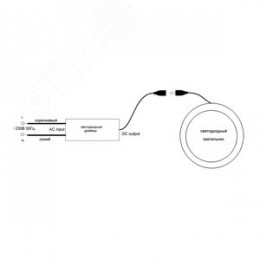Светильник светодиодный ДВО-6w 4000K 480Лм квадратный со стеклом белый