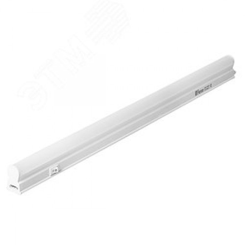 Светильник светодиодный ДПО-7w 4000К 600Лм пластик Т5 IP20 с выключателем и сетевым шнуром