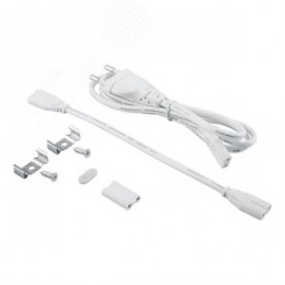 Светильник светодиодный ДПО-7w 4000К 600Лм пластик Т5 IP20 с выключателем и сетевым шнуром