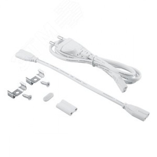 Светильник светодиодный ДПО-7w 4000К 600Лм пластик Т5 IP20 с выключателем и сетевым шнуром