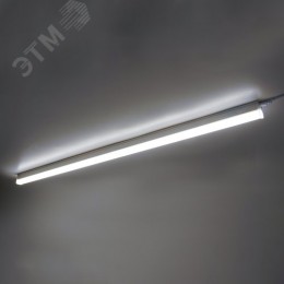 Светильник светодиодный ДПО-9w 4000К 800Лм пластик Т5 IP20 с выключателем и сетевым шнуром