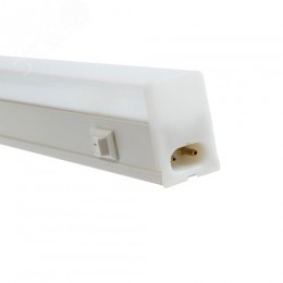 Светильник светодиодный ДПО-9w 4000К 800Лм пластик Т5 IP20 с выключателем и сетевым шнуром