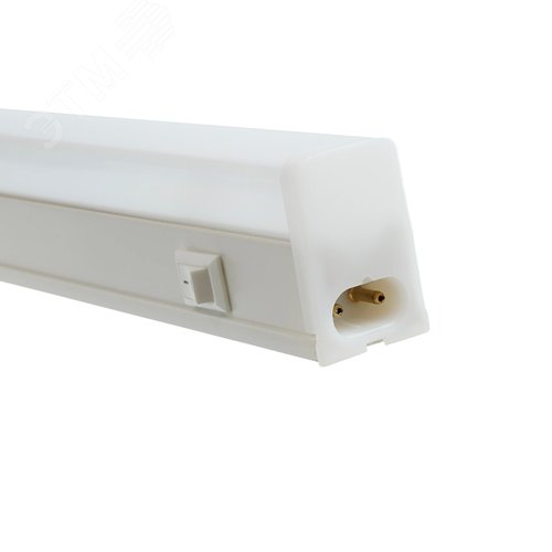 Светильник светодиодный ДПО-9w 4000К 800Лм пластик Т5 IP20 с выключателем и сетевым шнуром