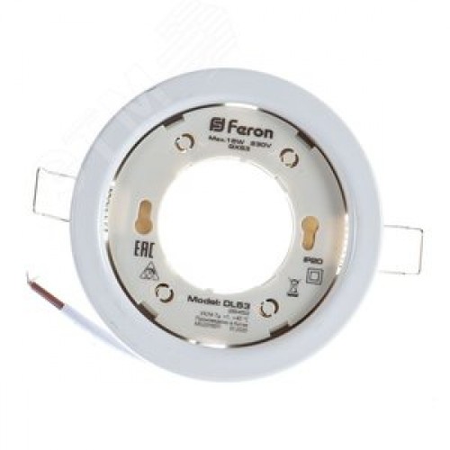 Светильник ДВО-20w GX53 без лампы белый