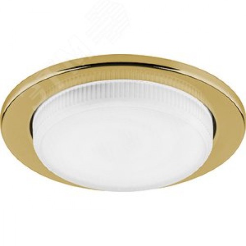 Светильник ДВО-15w GX53 без лампы золото