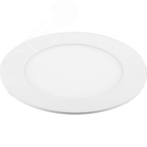 Светильник светодиодный ДВО-6w 4000K 480Лм slim белый