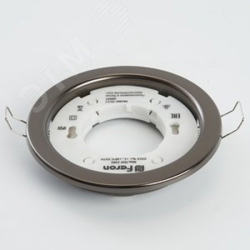 Светильник ДВО-15w GX53 без лампы черный хром